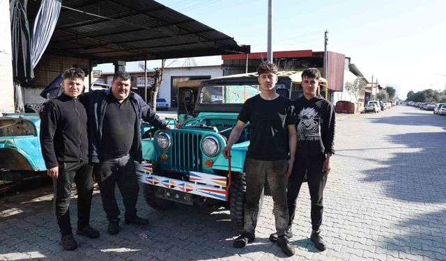 Aydın dağlarının vazgeçilmezi: 70 yıllık arazi cipleri hâlâ yollarda