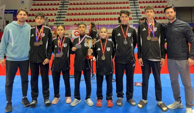 Aydınlı sporcular Arnavutluk’tan beş madalya ile döndü