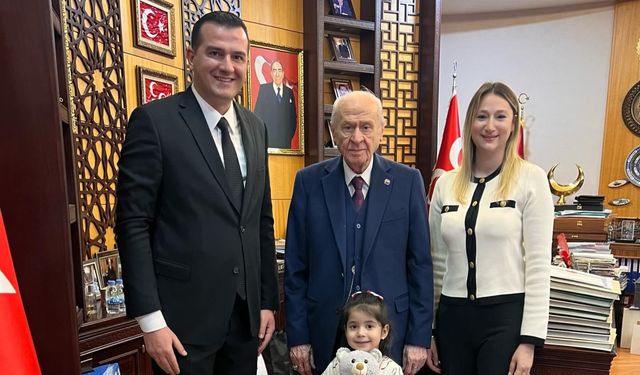 Burak Pehlivan’dan Devlet Bahçeli’ye ziyaret