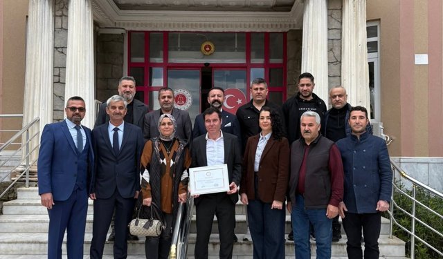 Didim Esnaf odasında Erul mazbatasını aldı