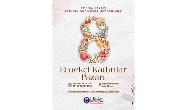 Emekçi Kadınların ürünlerini Didimlilerle buluşturacak