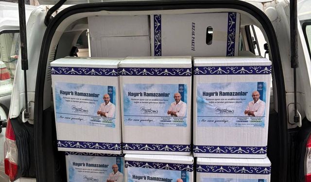 Germencik’te ihtiyaç sahiplerine gıda kolisi desteği