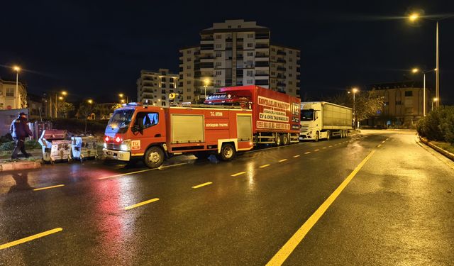 Nazilli'de hareketli gece: Ekipler seferber oldu