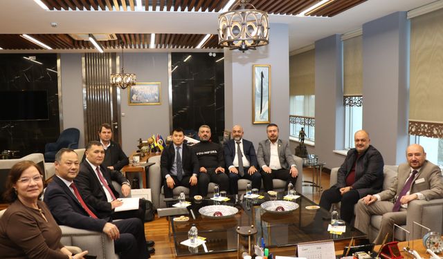 Kırgızistan’ın Ankara Büyükelçisi Kazakbaev’den AYTO’ya ziyaret