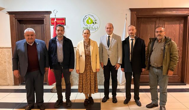 Nazilli Bakkallar Odası’ndan Kaymakam Kan’a ziyaret