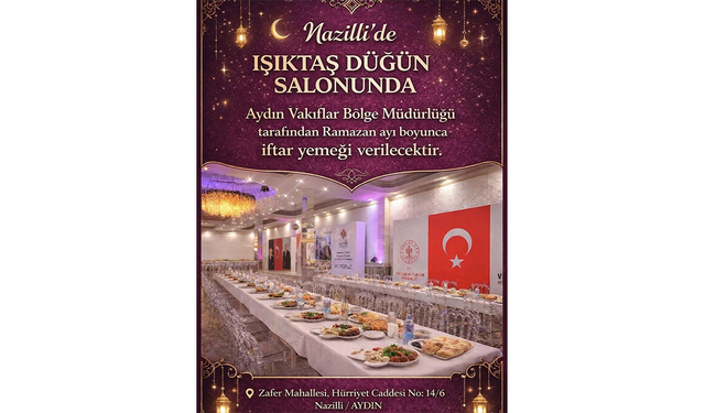 Nazilliler Ramazan ayı boyunca iftarda buluşacak