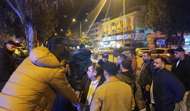 Didim'de başkan seçim zaferini bırakıp üyesinin yardımına koştu