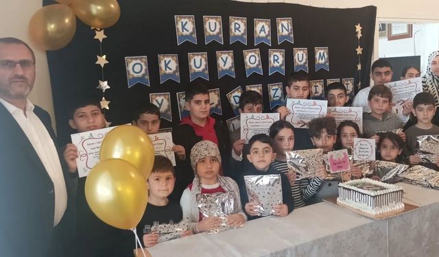 Söke’de Kur’an Kursu öğrencileri için Kur’an’a geçiş merasimi düzenlendi