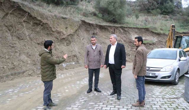 Söke’de yoğun yağış nedeniyle belediye ekipleri teyakkuzda