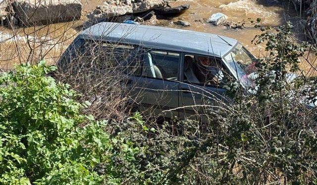 Eşinin sözünü dinlemedi derede mahsur kaldı: Nazilli’de kurtarma operasyonu