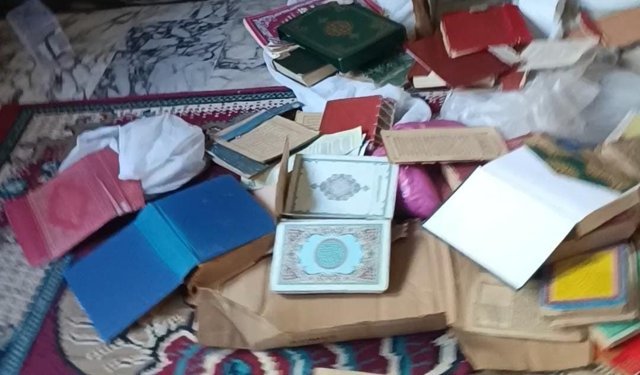 Kur’an kursunu yerle bir edip Kur’an-ı Kerim’lere zarar verdiler