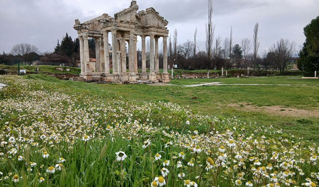 Afrodisias'a bahar geldi
