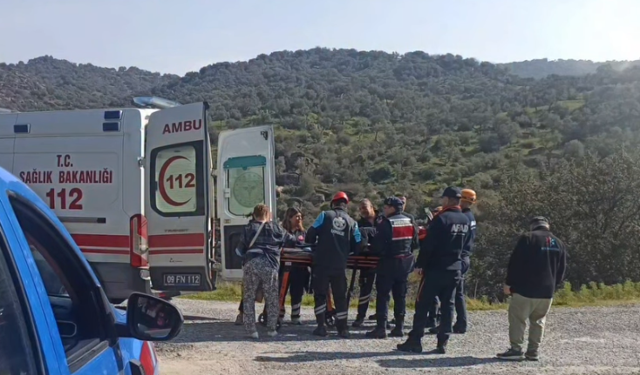 Aydın’da nefes kesen kurtarma: Mahsur kalan kadın kurtarıldı