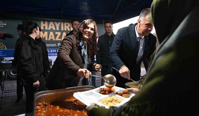 Başkan Çerçioğlu Yenipazar’da vatandaşlarla iftar sofrasında buluştu