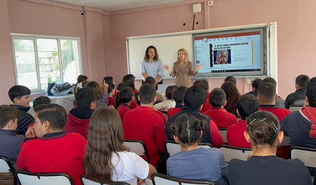 Didim’deki Özel Çocuklar Derneğinden Kazıklı’lı öğrencilere farkındalık semineri