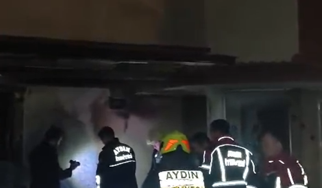 Nazilli'de geceyi alevler aydınlattı: Facianın önüne geçildi