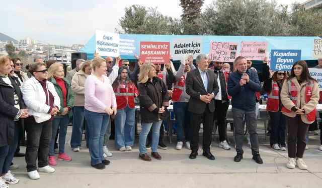 Gazeteci Balbay Başkan Günel'e destek için Kuşadası'nda