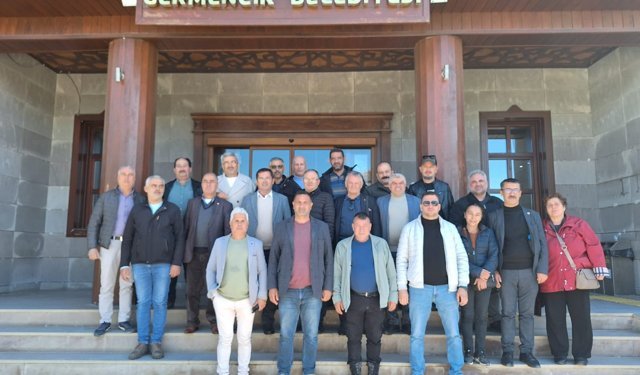 Germencikli muhtarların başkanı değişti
