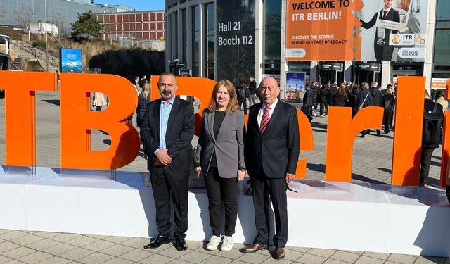 ITB Berlin fuarında “Savaşın Gölgesinde” Didim tanıtıldı