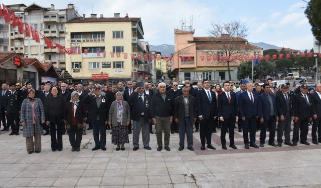 Karacasu'da 18 Mart Çanakkale Zaferi kutlandı, şehitler anıldı