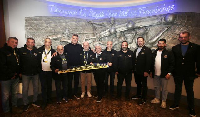 Kuşadası Fenerbahçeliler'den Başkan Saran'a ziyaret