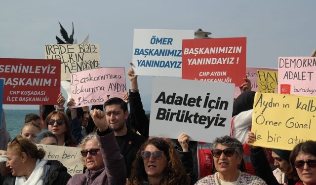 Kuşadası ve Aydın 'Adalet ve Dayanışma' çadırında buluştu