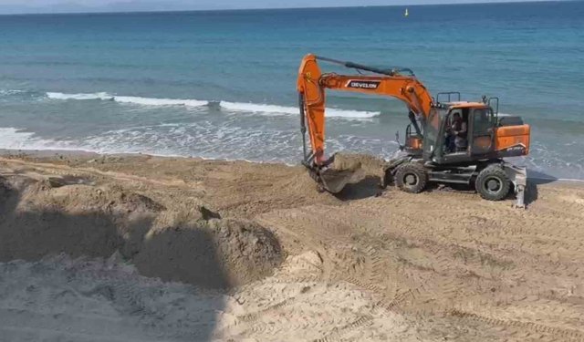 Kuşadası’nın dünyaca ünlü plajları turizm sezonuna hazırlanıyor