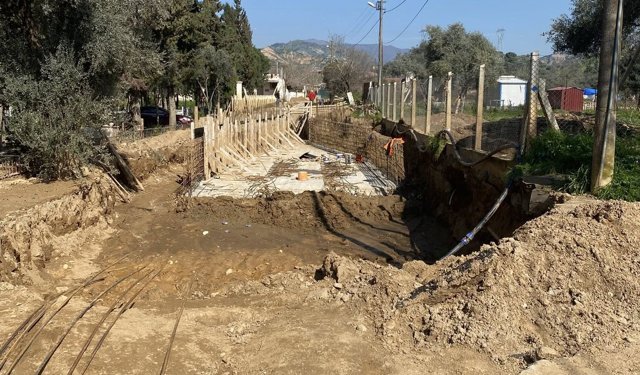 Nazilli’de alt yapı güçleniyor: DSİ kanal çalışmasına yoğun mesai harcıyor