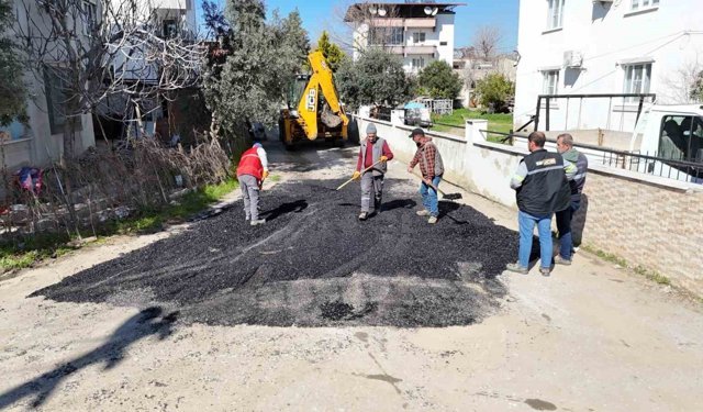 Nazilli’de yol çalışmaları devam ediyor