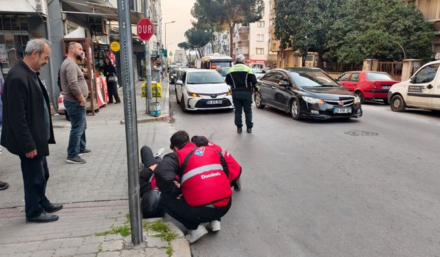 Nazilli'de talihsiz kaza; 1 yaralı