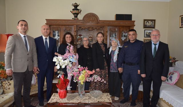 Nazilli’de anlamlı ziyaret: Şehit aileleri unutulmadı