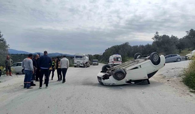 Aydın'da 80 yaşındaki sürücü ölümden döndü