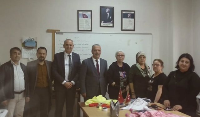 Koçarlı Halk Eğitimi Merkezi’nde çalışmalar yerinde görüldü