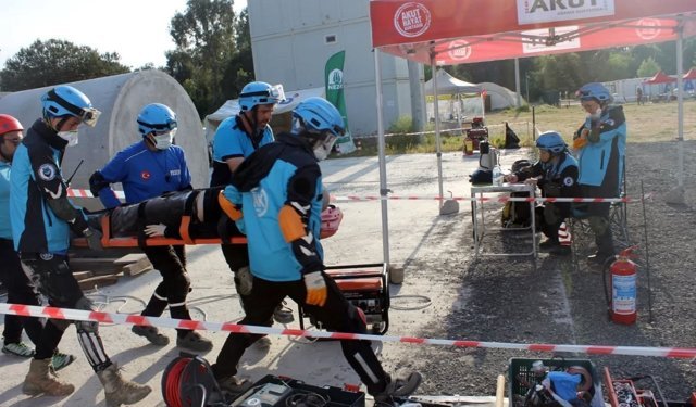Aydın’da arama kurtarma tatbikatı yapıldı