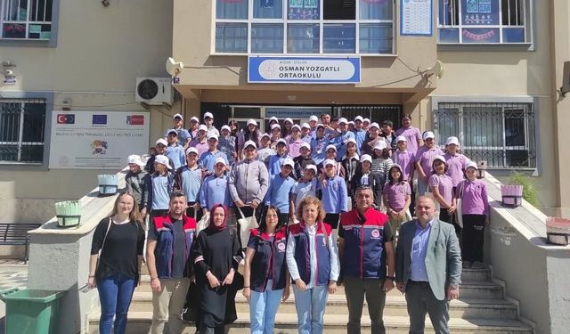 Aydın’da öğrencilere organik tarım anlatıldı
