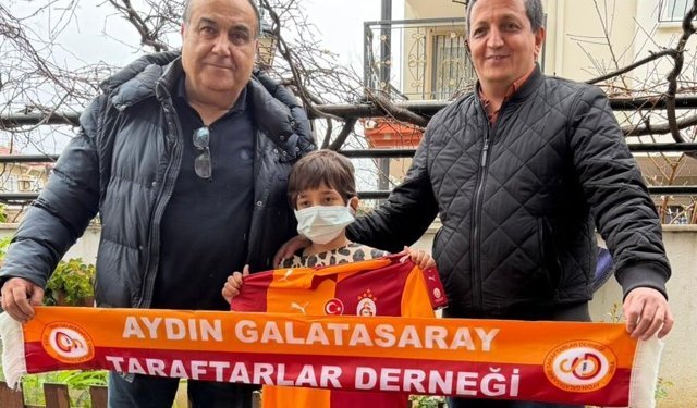 Aydın Galatasaray Taraftarlar Derneği’nden örnek davranış: Minik Fatma’nın yüzünü güldürdüler