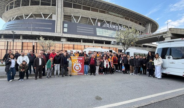 Aydınlı öğrencilere çifte mutluluk: Hem Galatasaray maçını izlediler hem İstanbul’u gezdiler