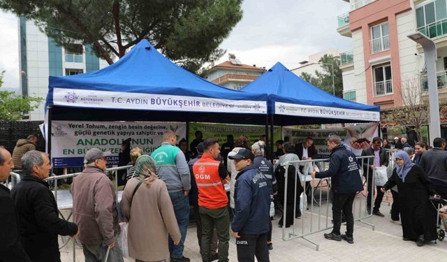 Büyükşehir’in ata tohumlarına yoğun ilgi