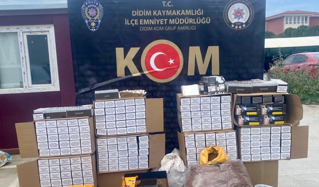 Didim'de sigara kaçakçıları 'duman' oldu