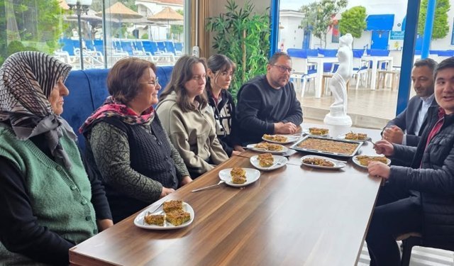 Didimli liseliler Mübadele Mutfağı Projesi ‘Kaşopita’yı tanıdı