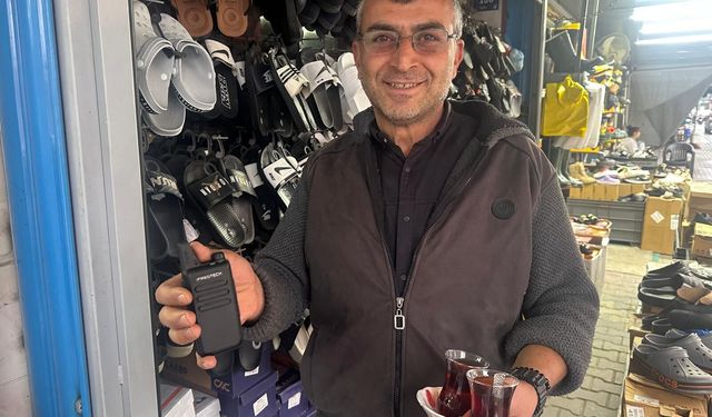 Germencik’te çaylar telsizden