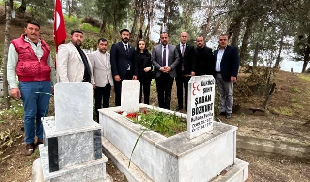 MHP’den Şaban Bozkurt’a vefa