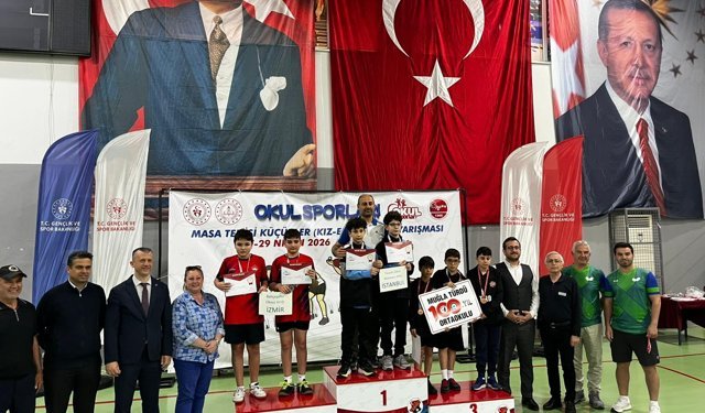 Okul Sporları Masa Tenisi Bölge yarışmaları sona erdi