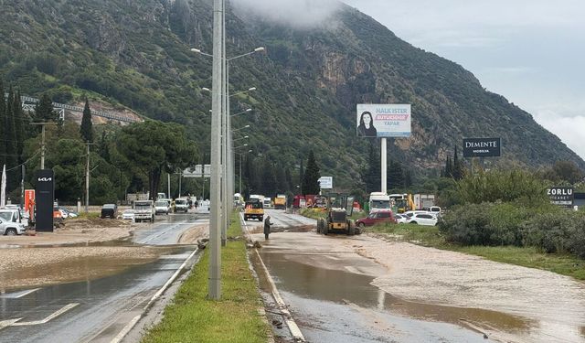 Aşırı yağış Söke'yi olumsuz etkiledi