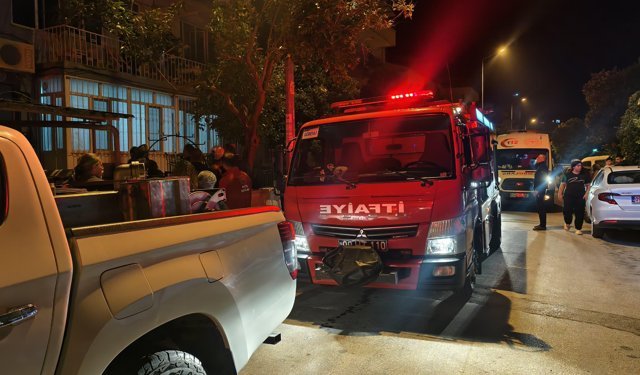 Nazilli’de korkutan yangın: Alevler su sebilinden yükseldi