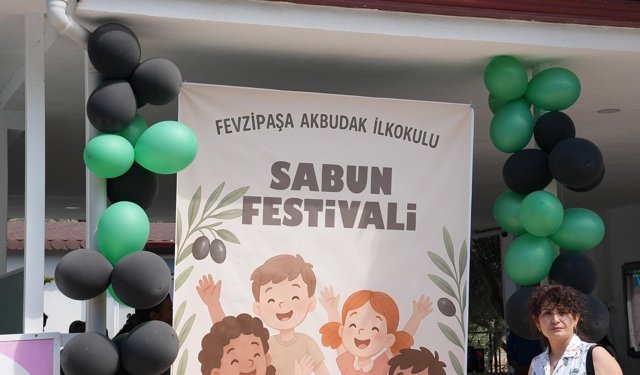 Akbudak İlkokulu sabun kokulu Festivale hazırlanıyor