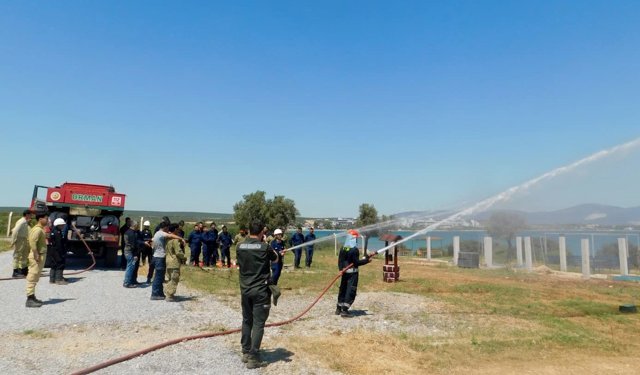 Askeri personele orman yangını eğitimi