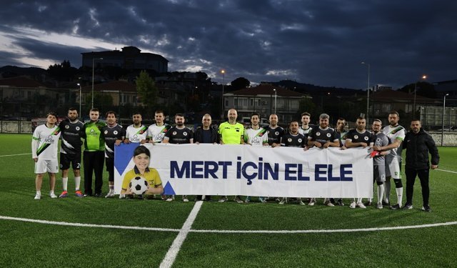 Başkan Arıkan Mert için sahaya indi, düdük çaldı