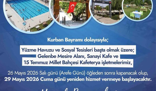 Buharkent Belediyesi’nden bayramda sosyal tesislerde geçici düzenleme