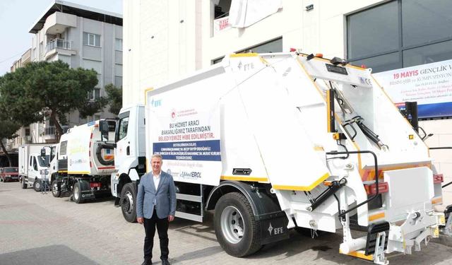Buharkent Belediyesi’nin temizlik filosu güçlendi